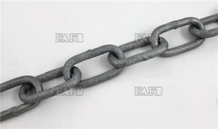 22mm Long Link Galvanised Chain - Non Calibrated - ID:127282