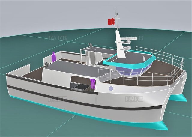 PB50 Displacement / Fastcat built by Padstow Boatyard - picture 1