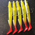 Sandeel Fishing Lures - Bass, Pollock, Cod - Various Colours - NEW Pearl Sparkle - picture 3
