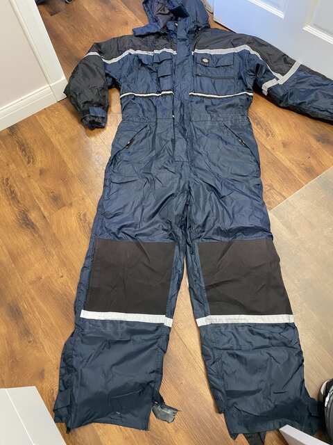43 x used Dickies Water Proof Heavy Duty Padded Overalls - picture 1