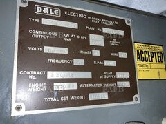 DALE 75kva Standby Generator - ID:127832