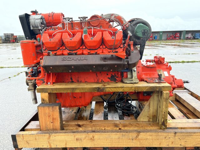 Scania DSI14 73 461Hp Marine Diesel Engines c/w Twin Disc MG5114 Gearboxes used - picture 1