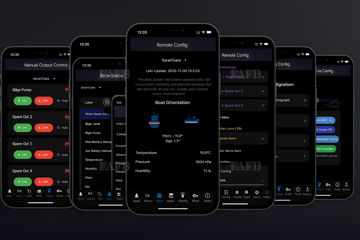 Remote Boat Monitor Hardware and IOS App