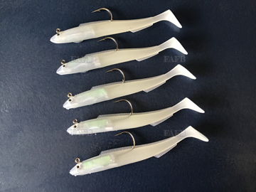 Sandeel Fishing Lures - choice of designs and sizes - bait for Cod, Bass, Pollock etc