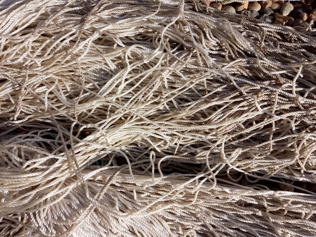 SHEET OF LARGE MESH NYLON NETTING