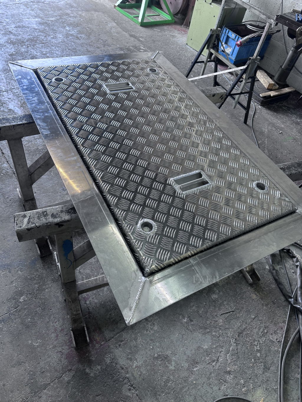 Prawn,fish washers,masts,hatches,bulwark ladders,bespoke hydraulic oil and fuel tanks