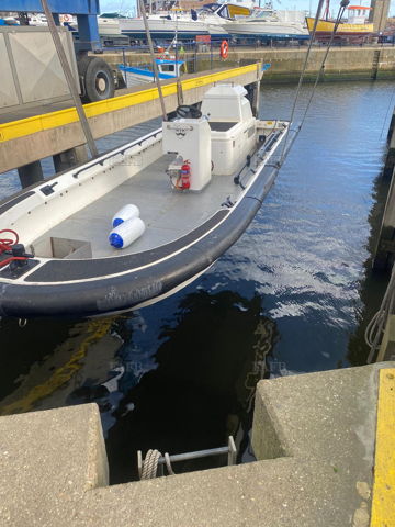 Jet drive work boat
