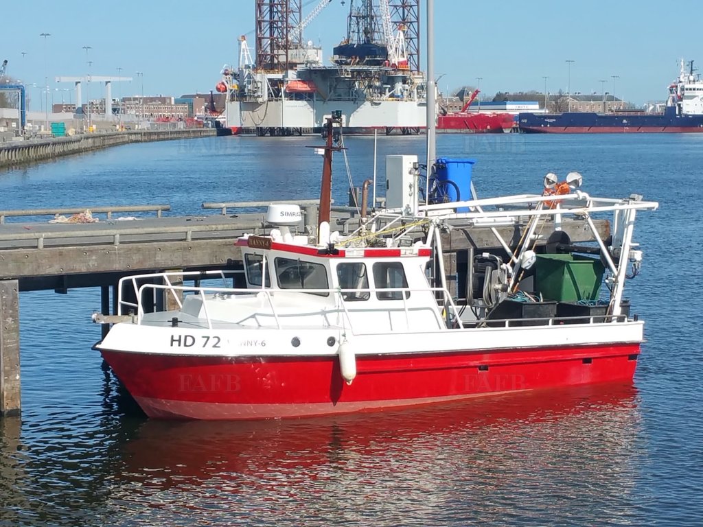 Steel commercial fishing boat