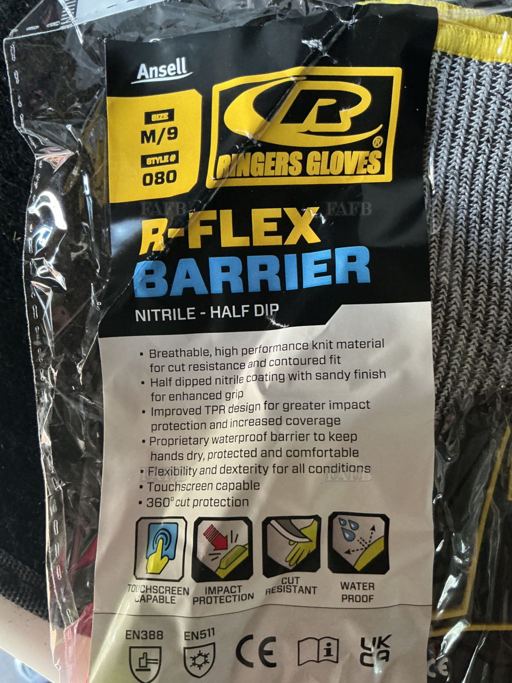 R-Flex barrier gloves