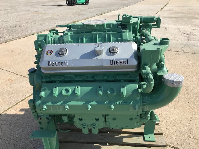 GM DETROIT 8V71 Marine Engines Ex standby Test Hours - picture 1