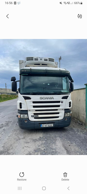 Scania P290 vivier truck for sale.