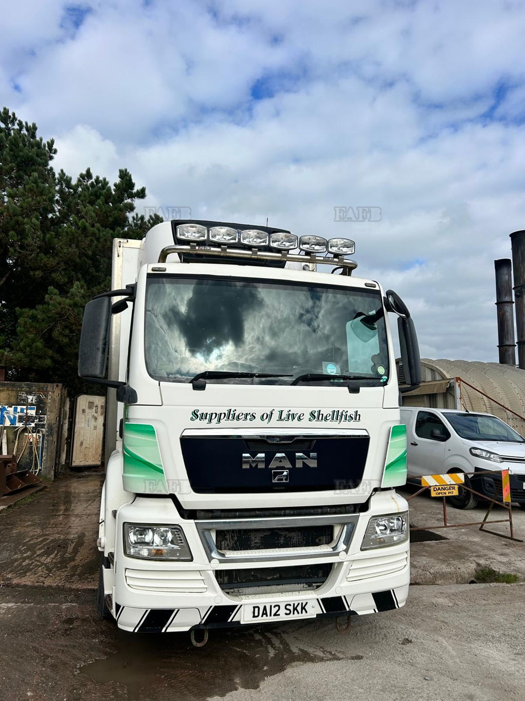 MAN Vivier fridge lorry