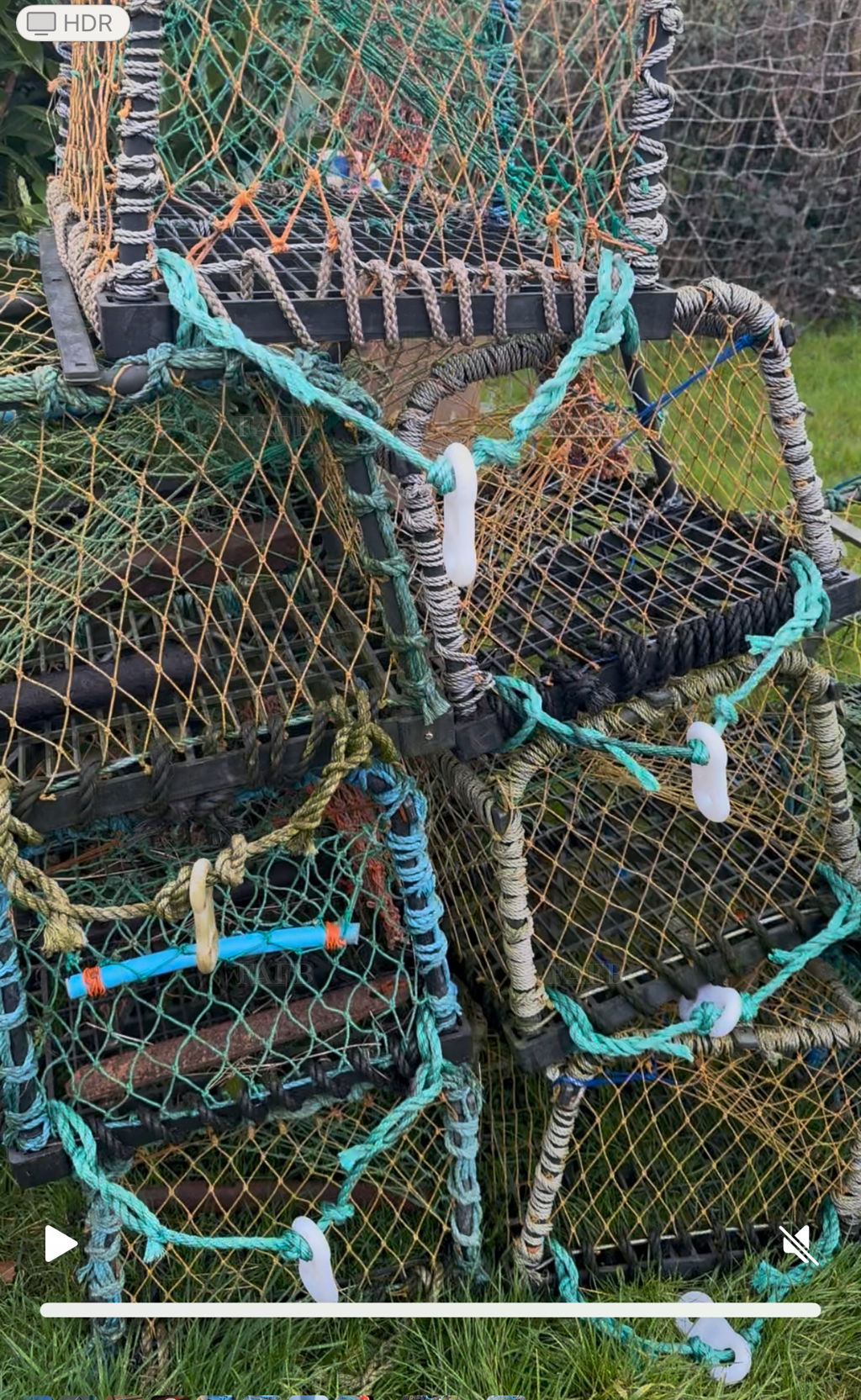 Crab lobster pots bundle of 12 joblot