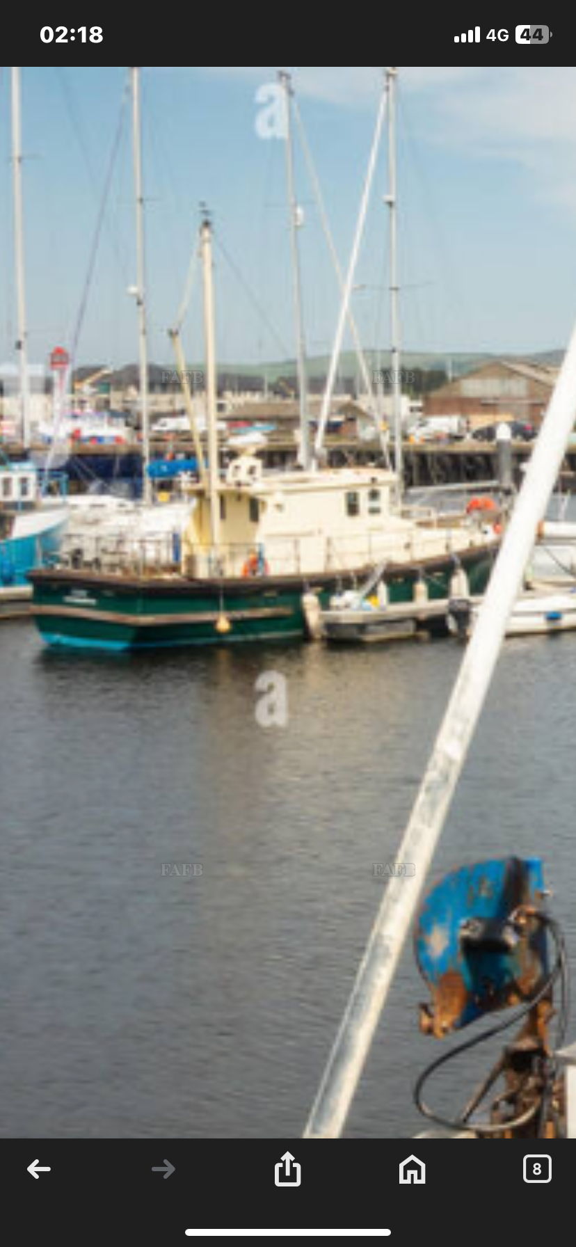 Halmatic 36ft mfv hull