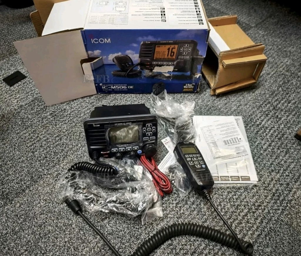 ICOM IC-M506 GE Transceiver - AIS VHF Radio M506 | RIB | Boat |Waterproof | GPS