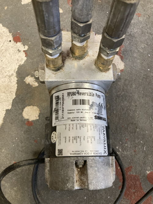 Simrad auto pilot pump