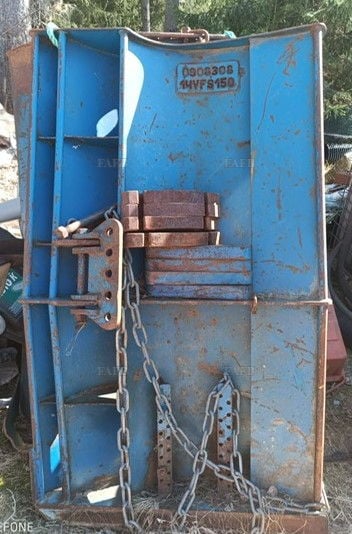 Thybrön trawldoor type 14 VF semi pelagic 1.5 m2
