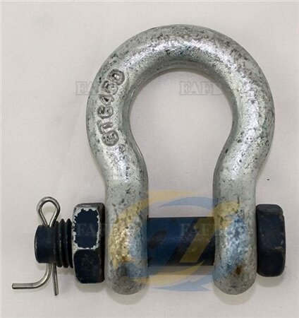 BLUE PIN SAFETY PIN SHACKLES - picture 1