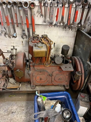 1914 Kelvin Marine Engine