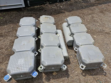 Tetradock modular floating dock pontoons