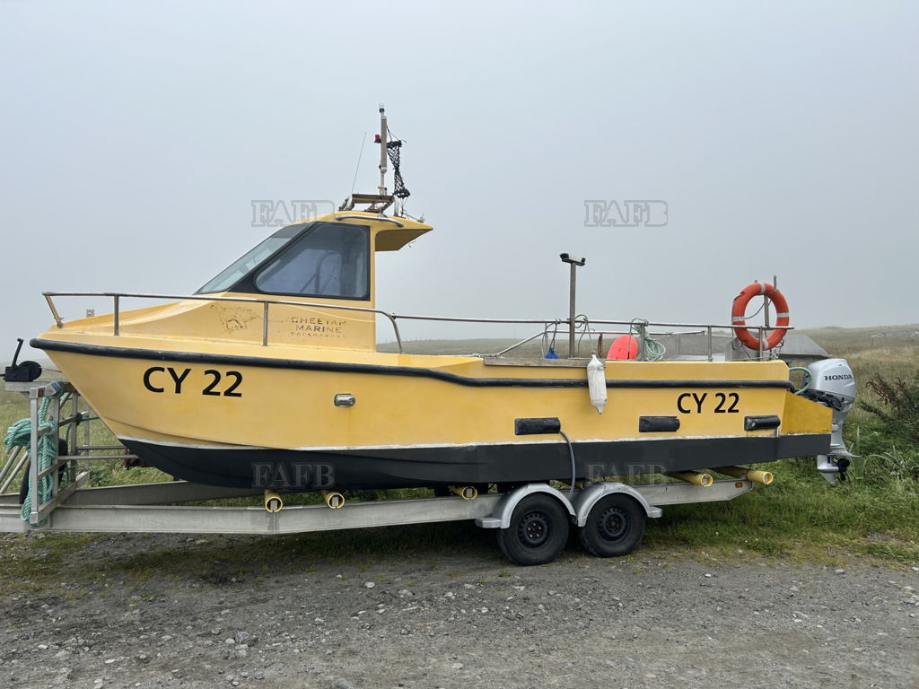 Cheetah 6.9 with outboard pods