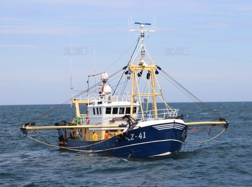 beam and twinrig trawler, Belgium, fishing north sea, Bristol