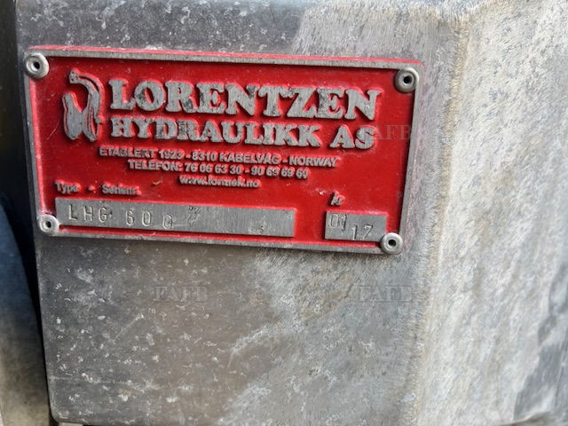 Lorentzen Hydraulk Net hauler Type LGH Serienr 600  Made in Norway year 2017