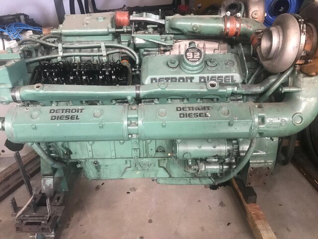 Detroit 12V92 marine engine - picture 1