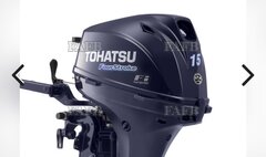 2020 Tohatsu 15hp four stroke long shaft tiller steering pull start - ID:123477