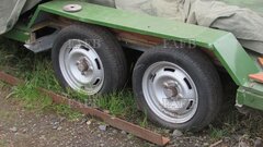 4 wheel trailer with new tyres and new Birch Ply (marine grade) - ID:130497