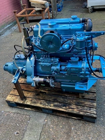 Leyland BMC 498 Marine Diesel engine c/w Gearbox