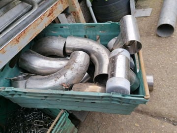 Stainless  elbows and  flexi cupling