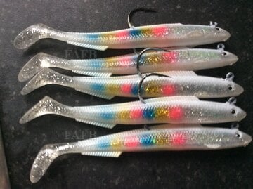 Sandeel Fishing Lures - beautiful choice of designs - for Cod, Bass, Pollock etc