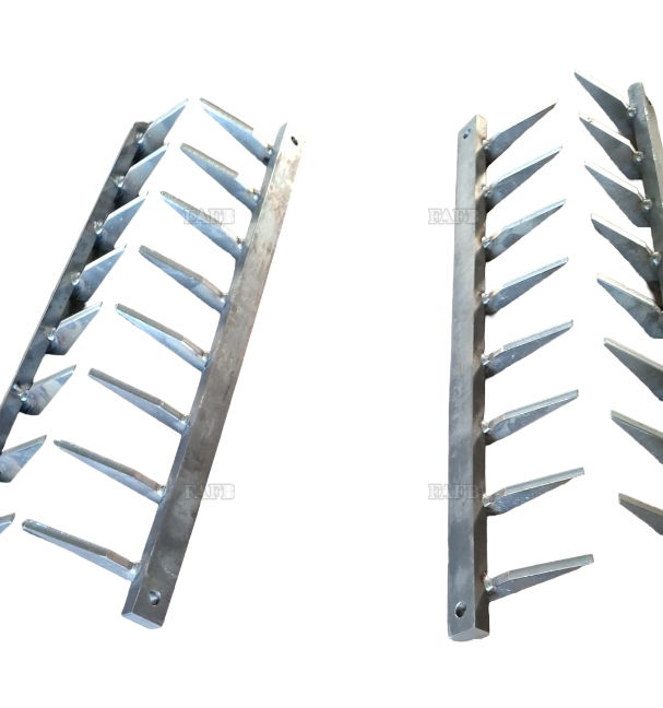 Scallop dredge tooth bars