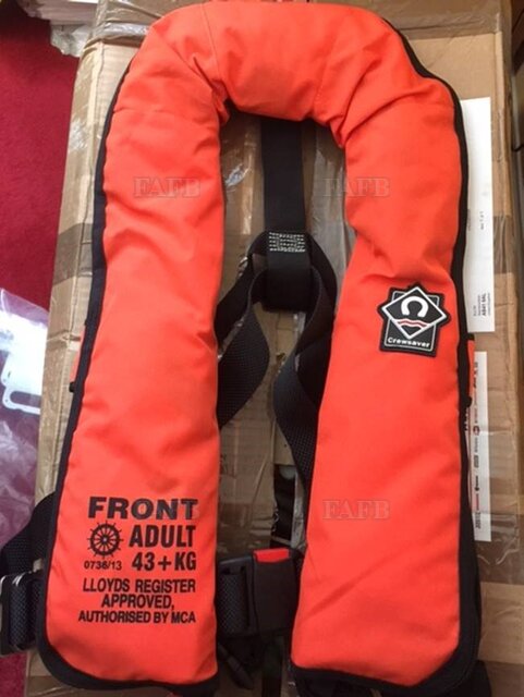 UNUSED TWIN CHAMBER CREWSADER LIFEJACKETS - picture 1