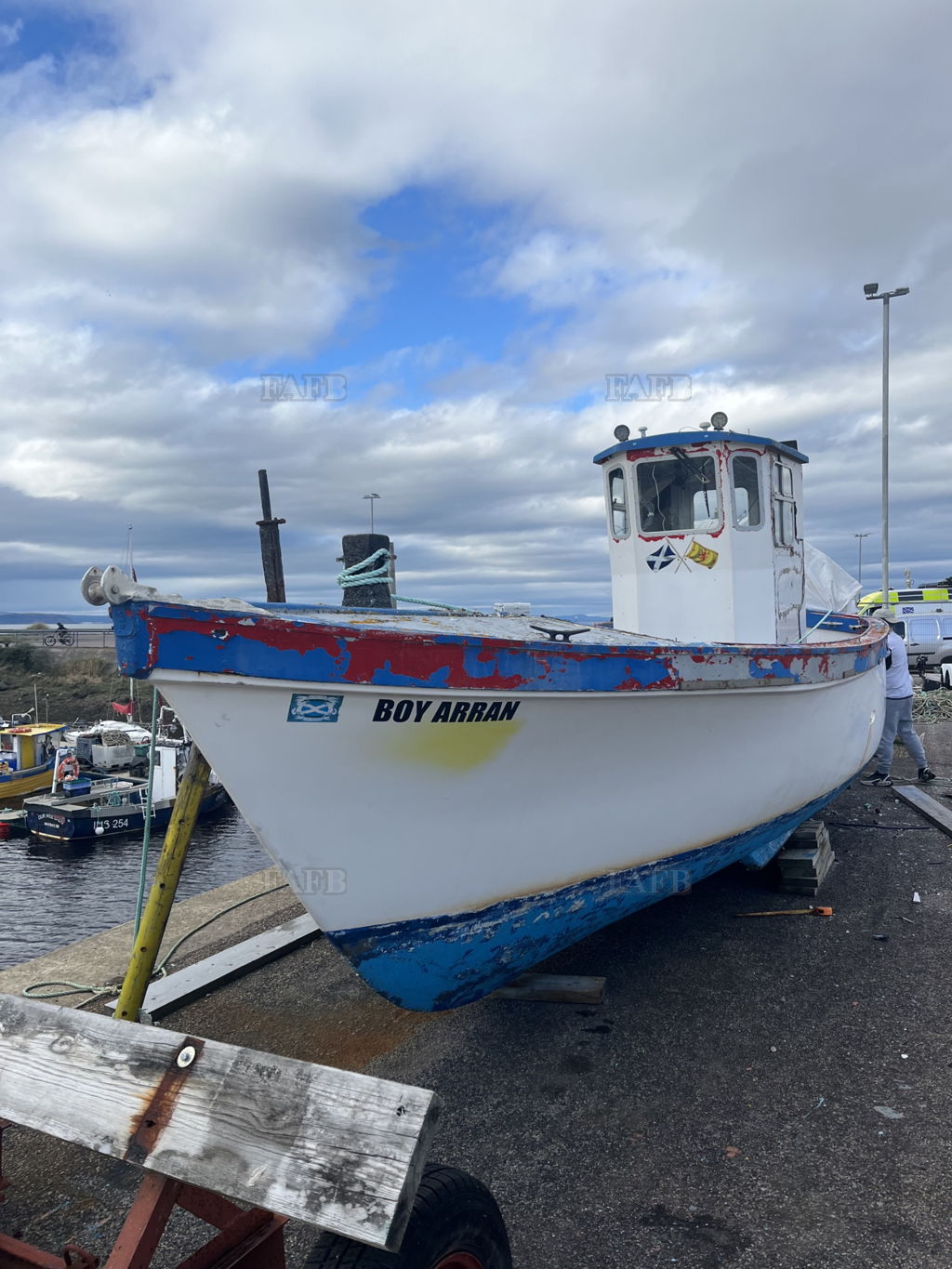 Fibreglass hull