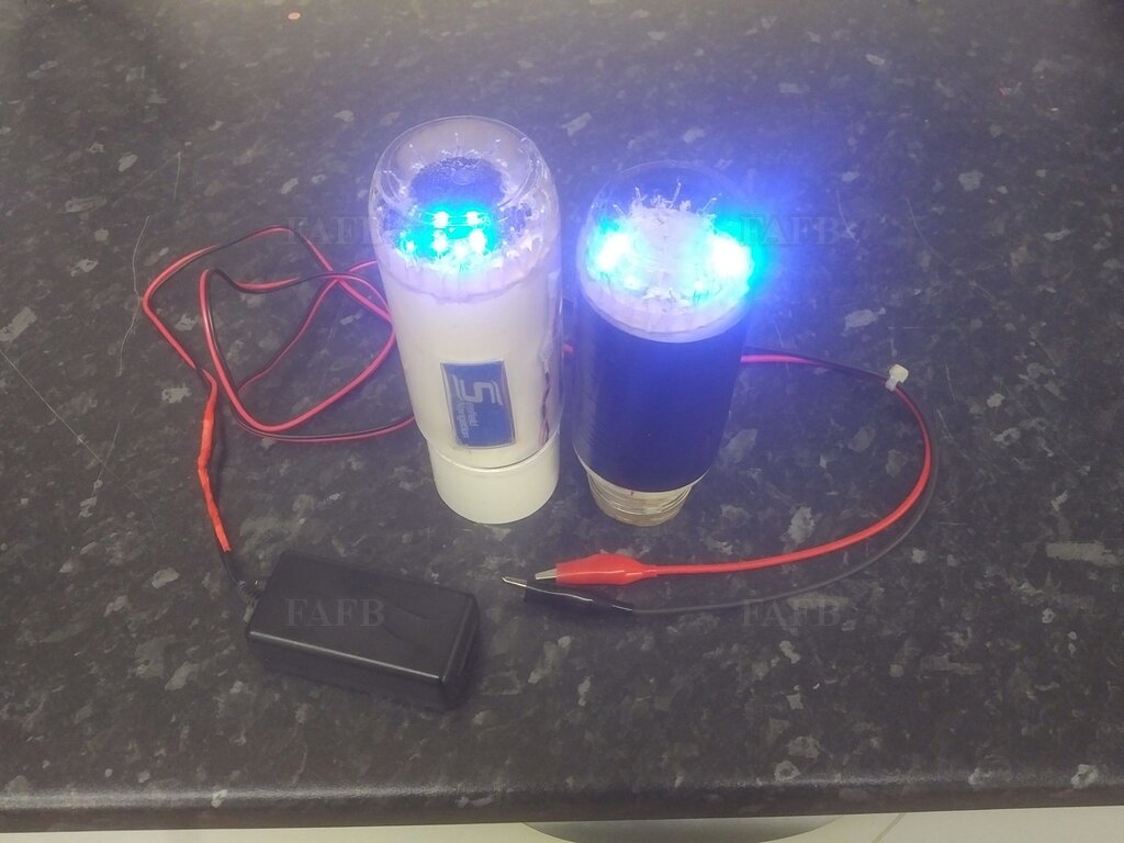 SQUIDISCO squid attraction lights  pair for sale or hire