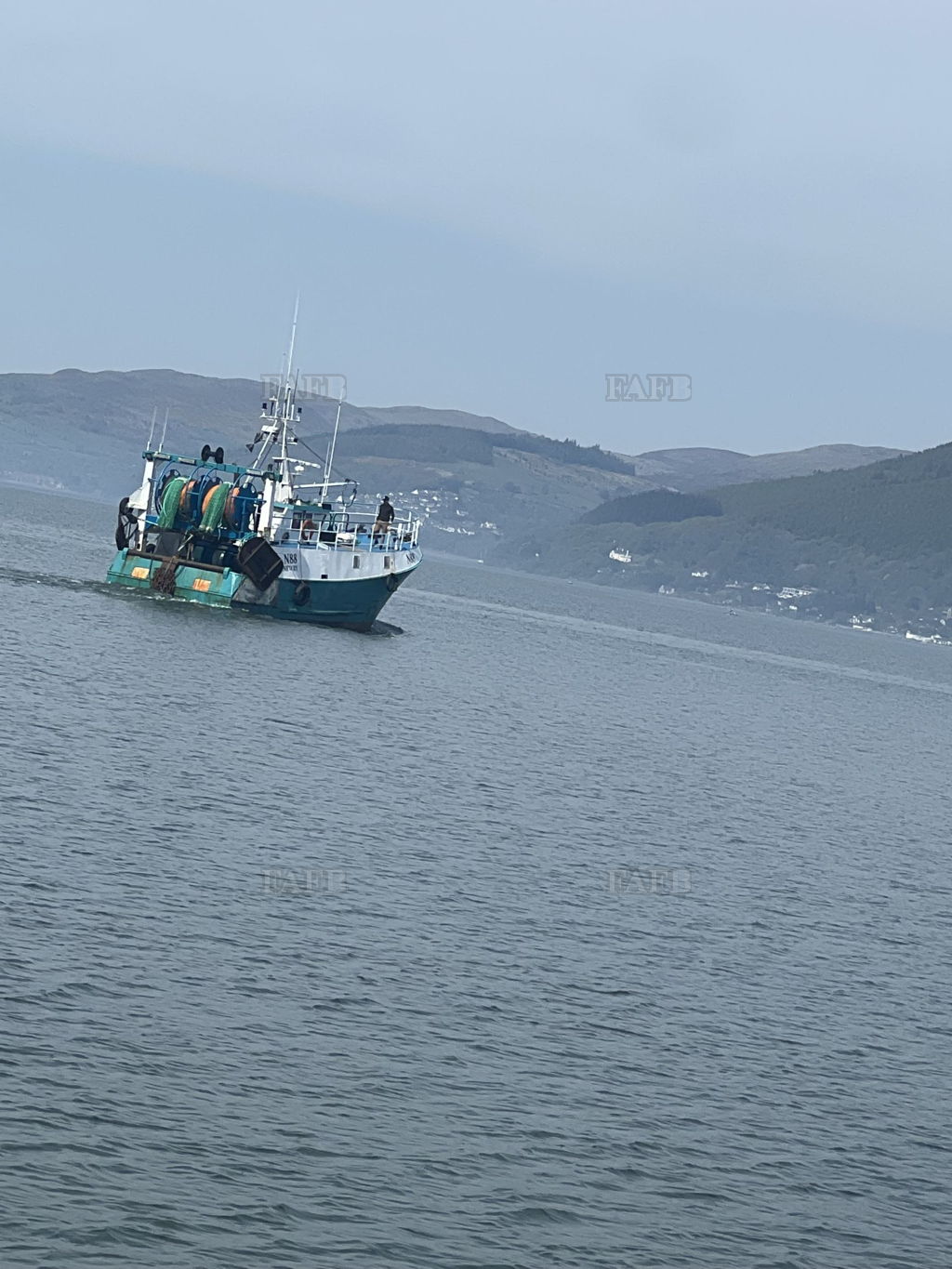 French steel trawler