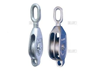 GALVANISED  4"SINGAL SHEAVE BLOCKS