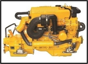 NEW Vetus VH4.80 80hp Marine Diesel Engine & Gearbox Package