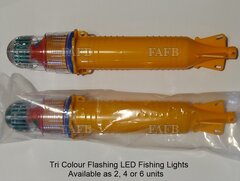 Fishing Net Light Tri Colour Flashing LED Night Activated Buoy Marker Beacon - ID:117764