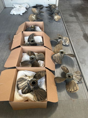 For Sale 13 Volvo Penta DPH Nibral Duo Props G6 Front and Rear.