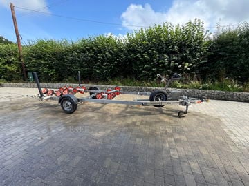 Vanclaes RIB 1800 stainless steel boat trailer