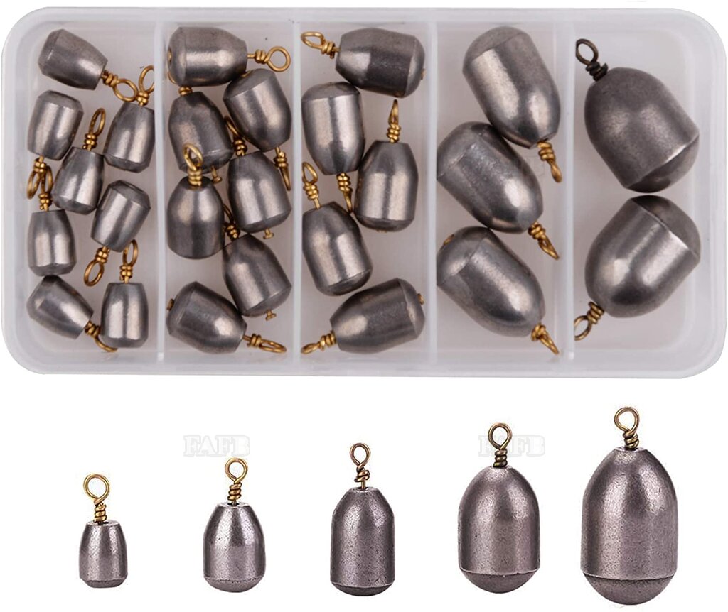Fishing swivel weights 