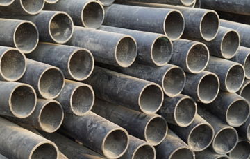 HDPE 315mm pipe from old salmon pen