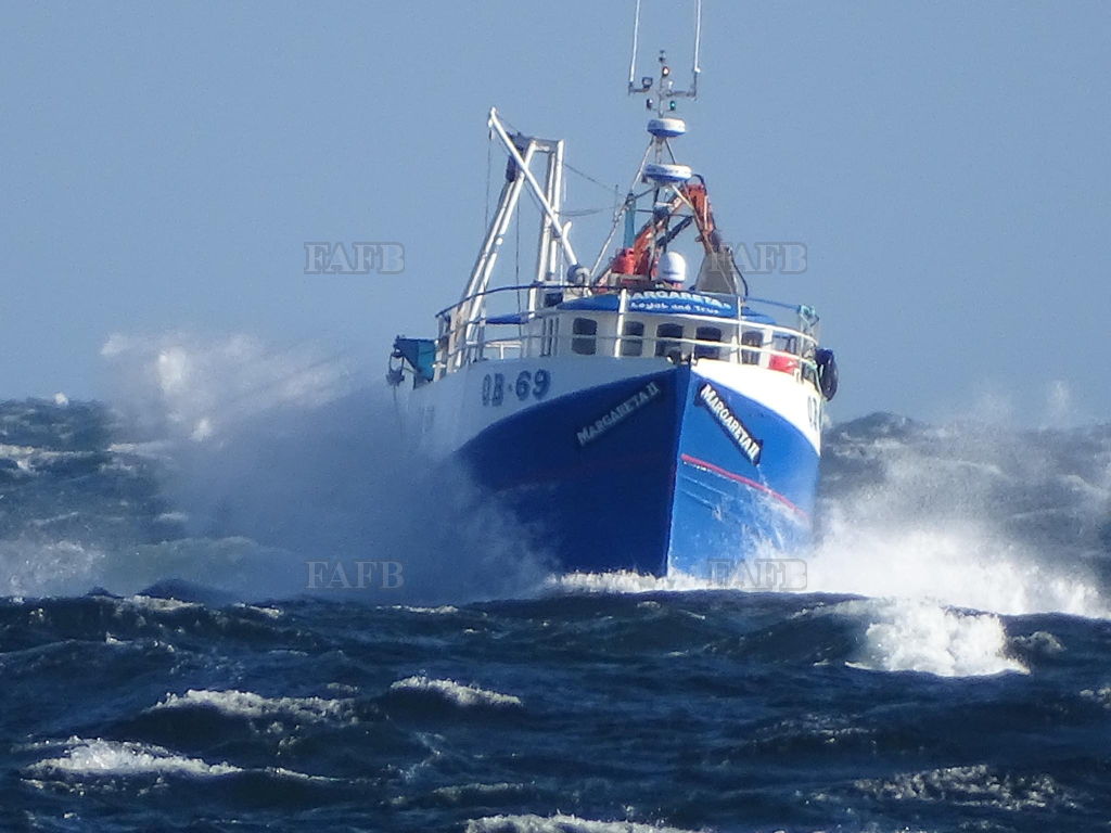 Wooden twin rig trawler