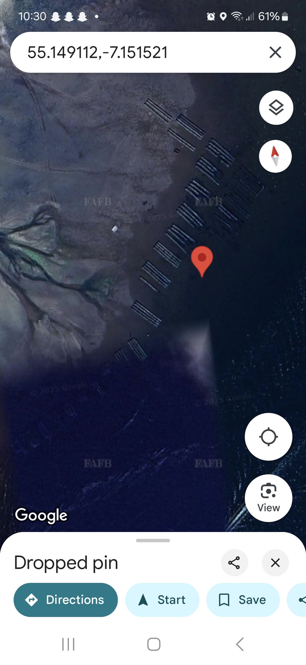 Oyster farm