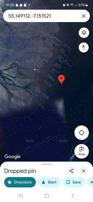Oyster farm