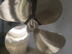 Brand new four bladed propellers from stock sizes from 18 inch to 32 inch