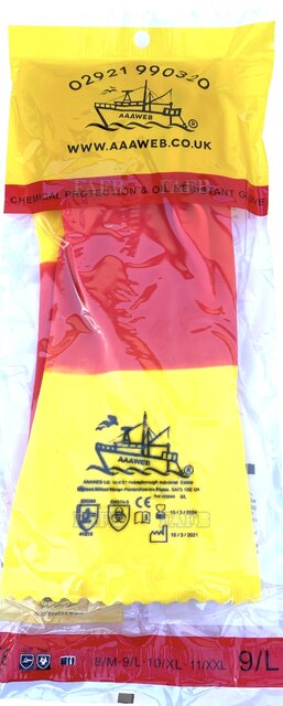AAA GLOVES . NEW ROYAL MAIL PRICES ON CARRAIGE . ONLINE PRICE £2.20+vat - picture 1